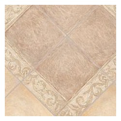 PVC DESIGN 450 5203013 Caligula beige 4m (2401) dlažba béžovo-hnědá