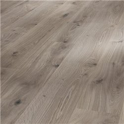 Laminate Flooring Eco Balance, oak basalt grey matt finish tex wide plank, 1711180, 1285x194x7 mm