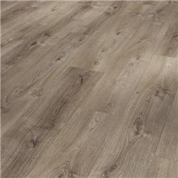 Laminate Flooring Classic 1070 Performance, Oak Valere Limed Dark natural texture widepl mircobev, 1730373, 1285x194x9 mm