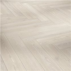 Laminate Flooring Trendtime 3, Oak Skyline white Nat. mat.text. V-groove, 1730251, 858x143x8 mm