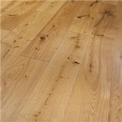 Engineered Wood Flooring 3060 Rustikal, Brushed Oak naturaloil plus wideplank widepl mircobev, 1739910, 2200x185x13 mm