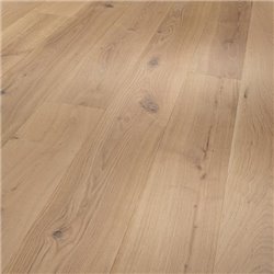 Engineered Wood Flooring 3060 Rustikal, Brushed Oak Nat.oilWhiteplu wideplank widepl mircobev, 1739925, 2200x185x13 mm