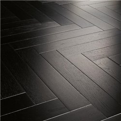 VP Engineered Wood Flooring TrendTime 3 Natur oak black matt lacquer  micro-bevel 1601584 570x95x10,5 mm