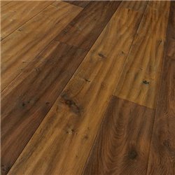 Engineered Wood Flooring Trendtime 8 Classic, oak smoked geb. naturaloil plus handscraped widepl V-groove, 1739955, 1882x190x15 