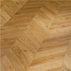 Engineered Wood Flooring Trendtime 9 Classic Modul 2, oak matt lacquer Chevron micro-bevel, 1739968, 2380x233x15 mm