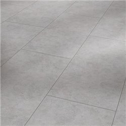Vinyl Trendtime 5.50, Concrete grey stone texture V-groove, 1730646, 904x396x5 mm