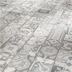 Vinyl Trendtime 5.50 Ornamentic grey Mineral texture M4V 1602133 904x396x5 mm