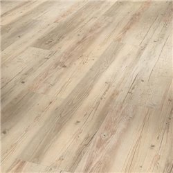 Vinyl Basic 2.0, Pine white oiled Rough-sawn Text wide plank, 1730797, 1219x229x2 mm
