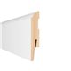 Lišta soklová Arbiton Paint it biela profilovaná MP0901 clip MDF fólia pretierate Ľná 15x90x2420 mm