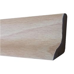 Lišta soklová Stepp Buk Svetlá S200 MDF fólia 40x20x2400 mm